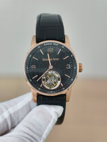 AUDEMARS PIGUET Code 11.59 Flying Tourbillon Black Aventurine-Rose Gold-Manual Tourbillon