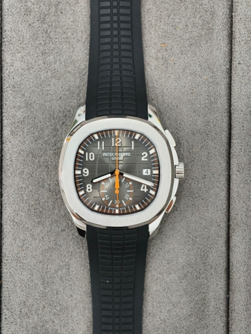 PATEK PHILIPPE Aquanaut 5968 Black Face Chronograph