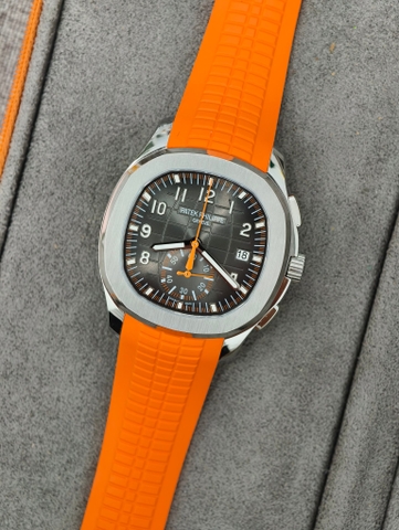 PATEK PHILIPPE Aquanaut 5968A Orange Strap Chronograph