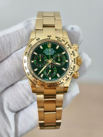 ROLEX Daytona 116508 Green Dial-18K yellow gold-Calibre 4130