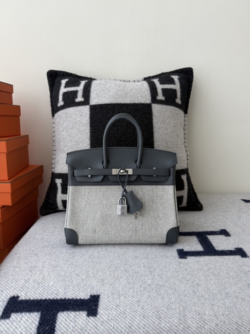 Birkin 25cm Original Leather Swift Skin Grey Misty Bag
