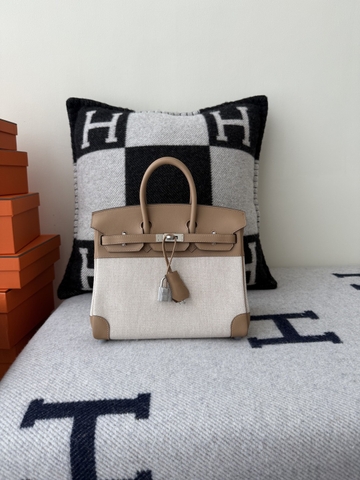 Birkin 25cm Chai Color Original Leather Handbag