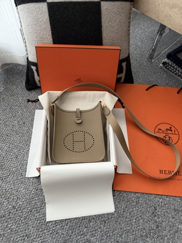 Mini Evelyne 8Q Beige Marfa Original Leather Bag