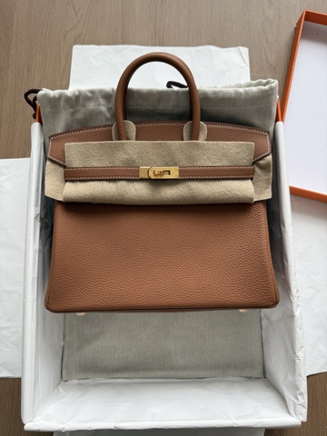 Birkin 25 - Gold - Togo - GHW