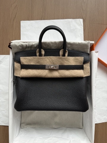 Birkin 25 - Noir - Togo - PHW