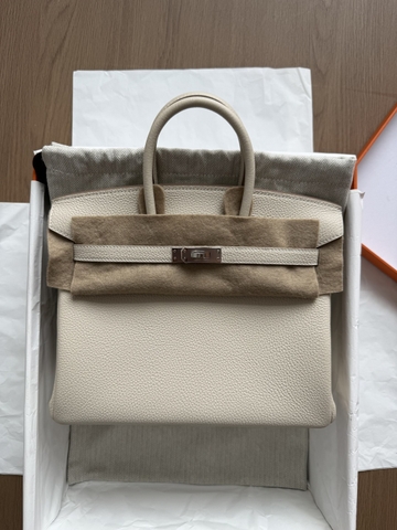Birkin 25 - Craie- Togo - PHW
