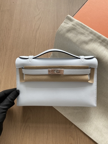 Kelly Pochette - Blue Brume - Swift - PHW