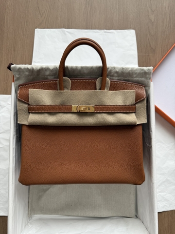 Birkin 25 - Gold - Togo - GHW