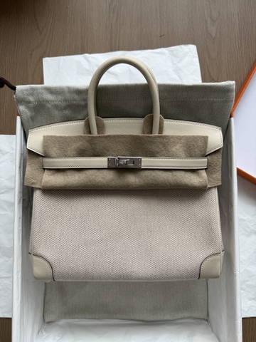 Birkin 25 - Nata- Toile H - PHW