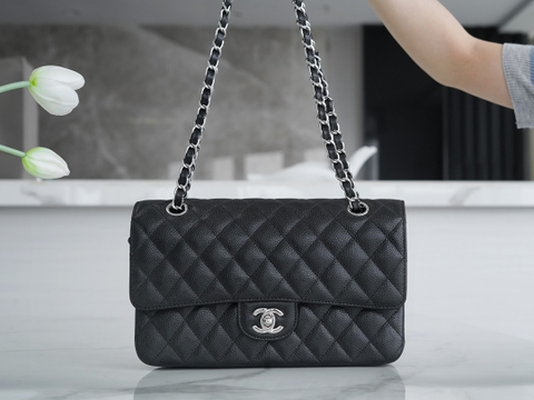 Chanel Classic Flap Medium Black Leather Bag