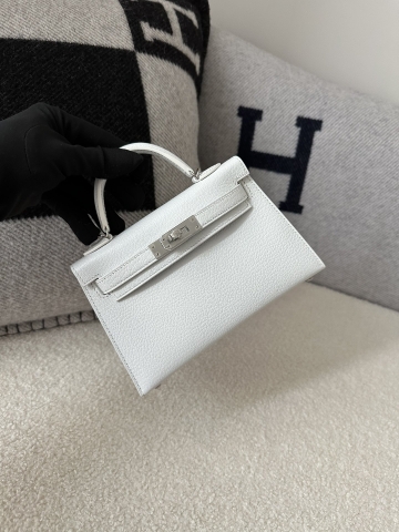 Kelly mini II  evercolor CK01  Blank silver hardware