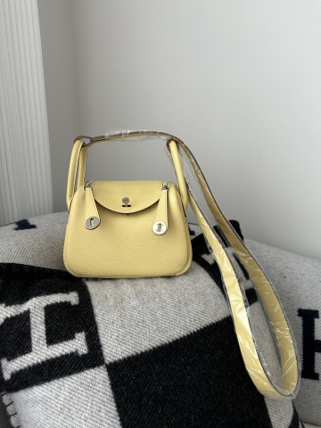 Lindy mini Tc Clemence 1Z Jaune poussin silver hardware