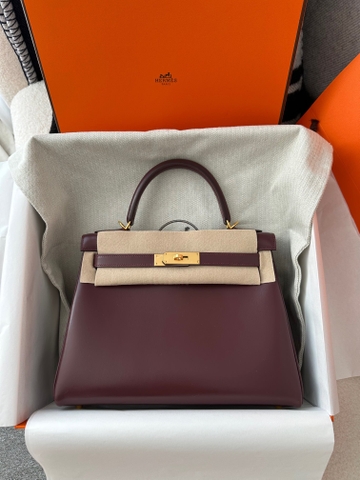 Kelly 28cm box   CC55 Rough H  Gold hardware