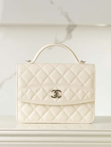 Chanel 25C Mini Backpack Early Spring Creamy White