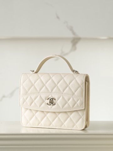 Chanel 25C Mini Backpack Early Spring Creamy White
