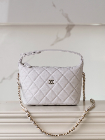 Chanel 25c Spring New Lunch Box Bag Grey