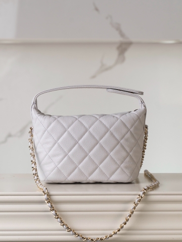 Chanel 25c Spring New Lunch Box Bag Grey