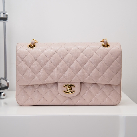 Chanel Classic Flap Bag Medium - Sakura Pink