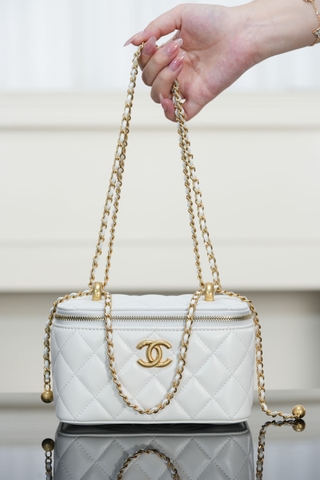 Chanel 25s Double Gold Pearl Box