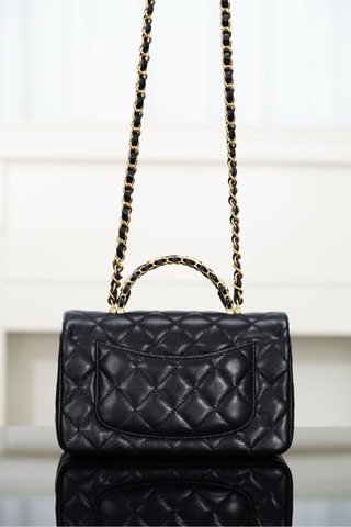 Chanel 25B Double C Handbag CF Mini Black