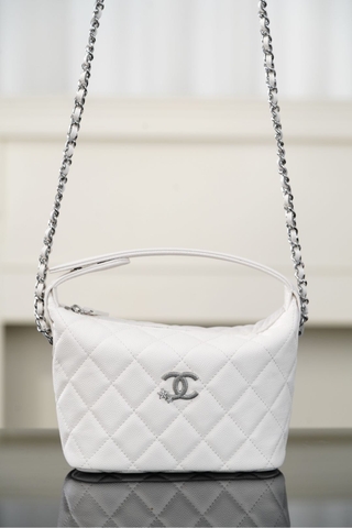 Chanel 25B Star Button Lunch Box Bag