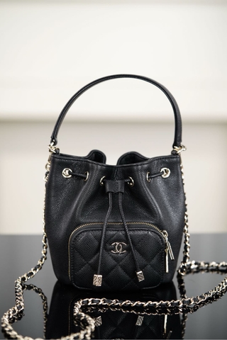 Chanel 25B Mini Drawstring Bucket Bag