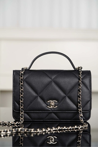 Chanel 25k Black Gold WOC Bag