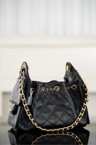 Chanel 26C Mini Bag Black Gold