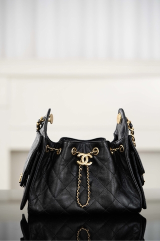 Chanel 26C Mini Bag Black Gold