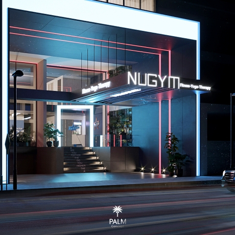 Thiết kế phòng gym NUGYM