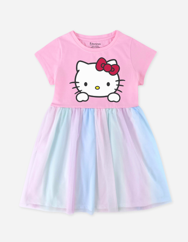 Váy bé gái tay ngắn Hello Kitty Bomines