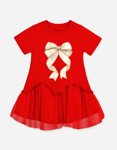 Váy bé gái Giáng sinh Bomines