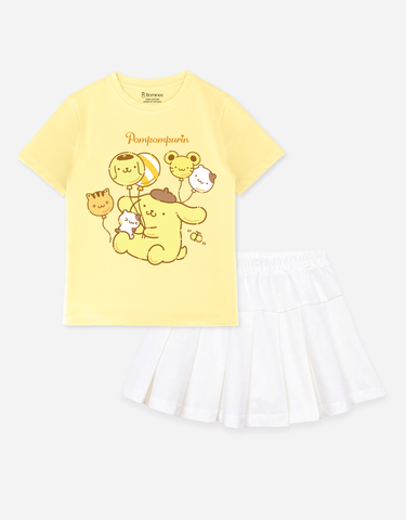 Set chân váy bé gái Pompompurin Bomines