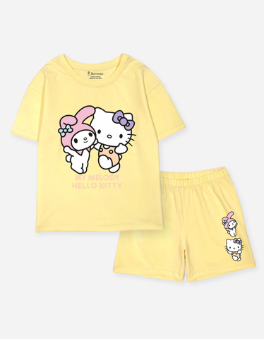 Đồ bộ ngắn bé gái Hello Kitty