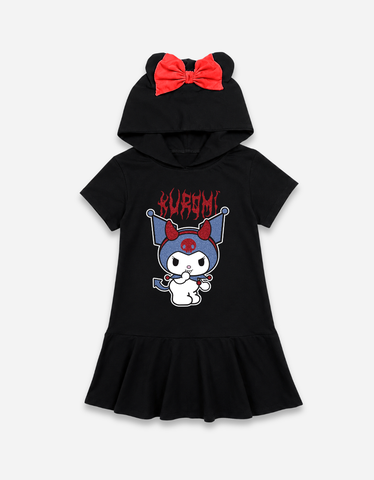 Váy bé gái có nón Kuromi Hello Kitty Halloween