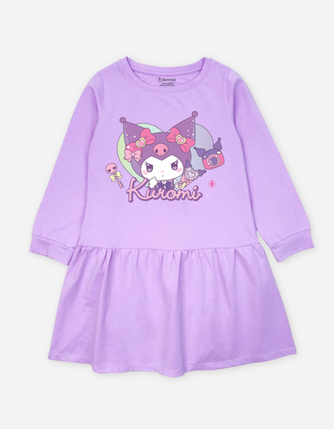 Váy bé gái tay dài Kuromi