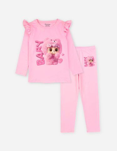 Đồ bộ bé gái BabyThree Qkid