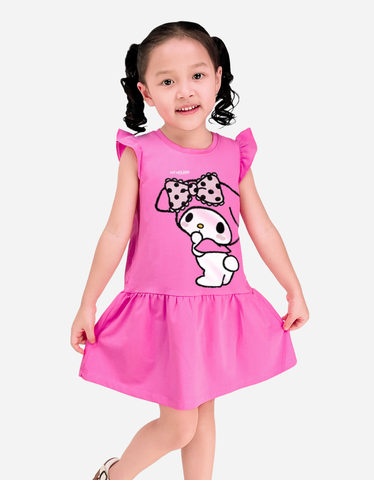 Váy bé gái Kuromi, Hello Kitty, Cinnamoroll, My Melody