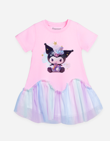 Váy bé gái hoạt hình Kuromi Bomines