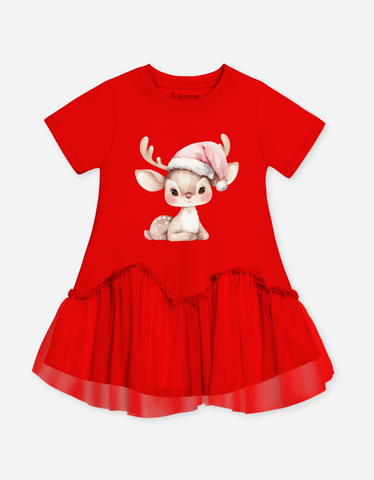 Váy bé gái Giáng sinh Bomines