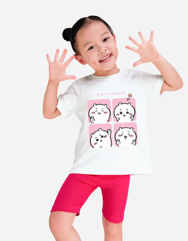 Áo thun Tết Bomines, áo thun hoạt hình bé gái