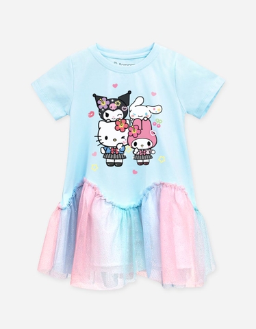 Váy bé gái lượn sóng Sanrio