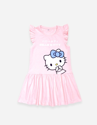 Váy bé gái tay ngắn Hello Kitty