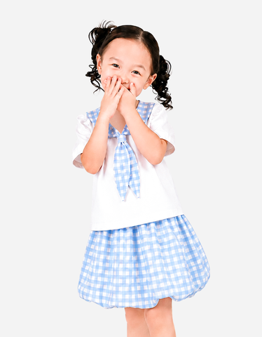 Bộ váy thủy thủ cho bé gái Bomines