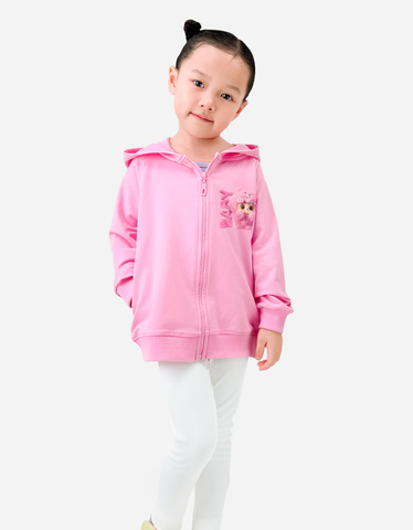 Áo khoác bé gái Babythree Qkid Yooki