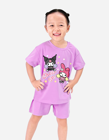 Đồ bộ ngắn bé gái Kuromi & Melody
