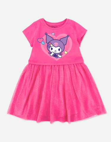 Váy bé gái phối lưới Kuromi