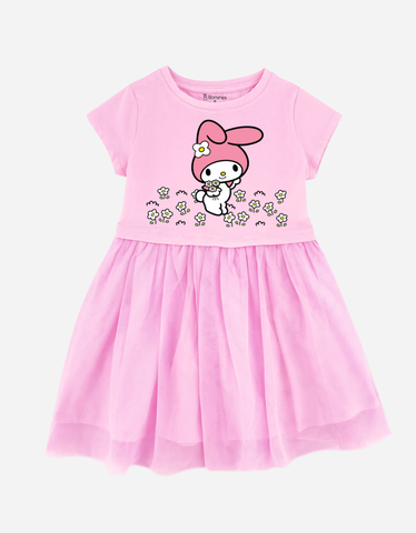 Váy bé gái phối lưới My Melody