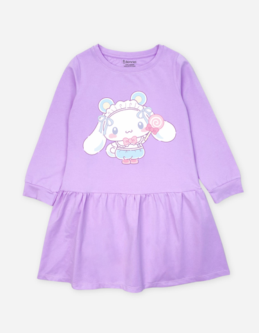 Váy bé gái Cinnamoroll, đầm tay dài cho bé gái