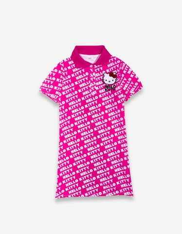 Váy bé gái tay ngắn Hello Kitty size đại